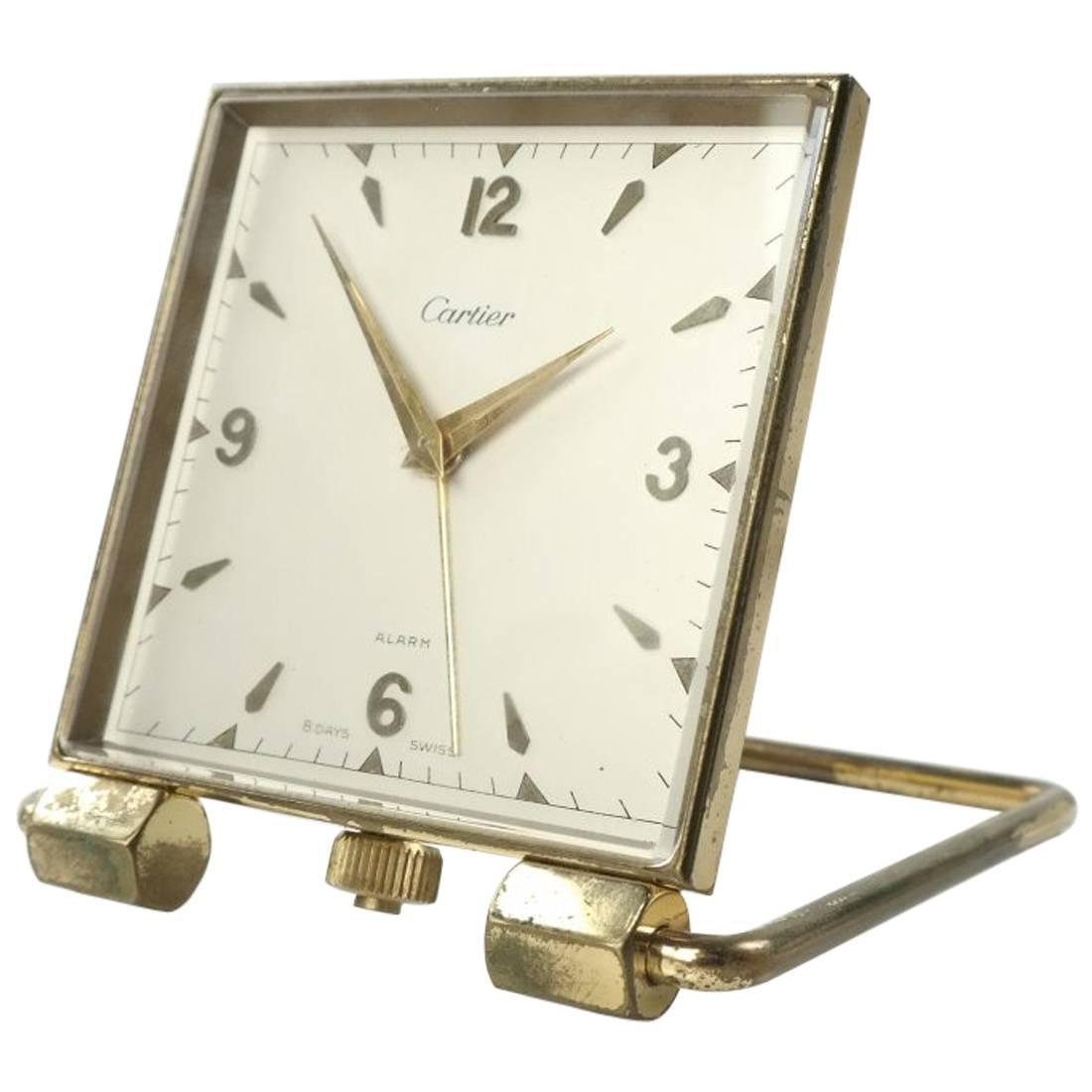 Cartier Travel Clock at 1stdibs