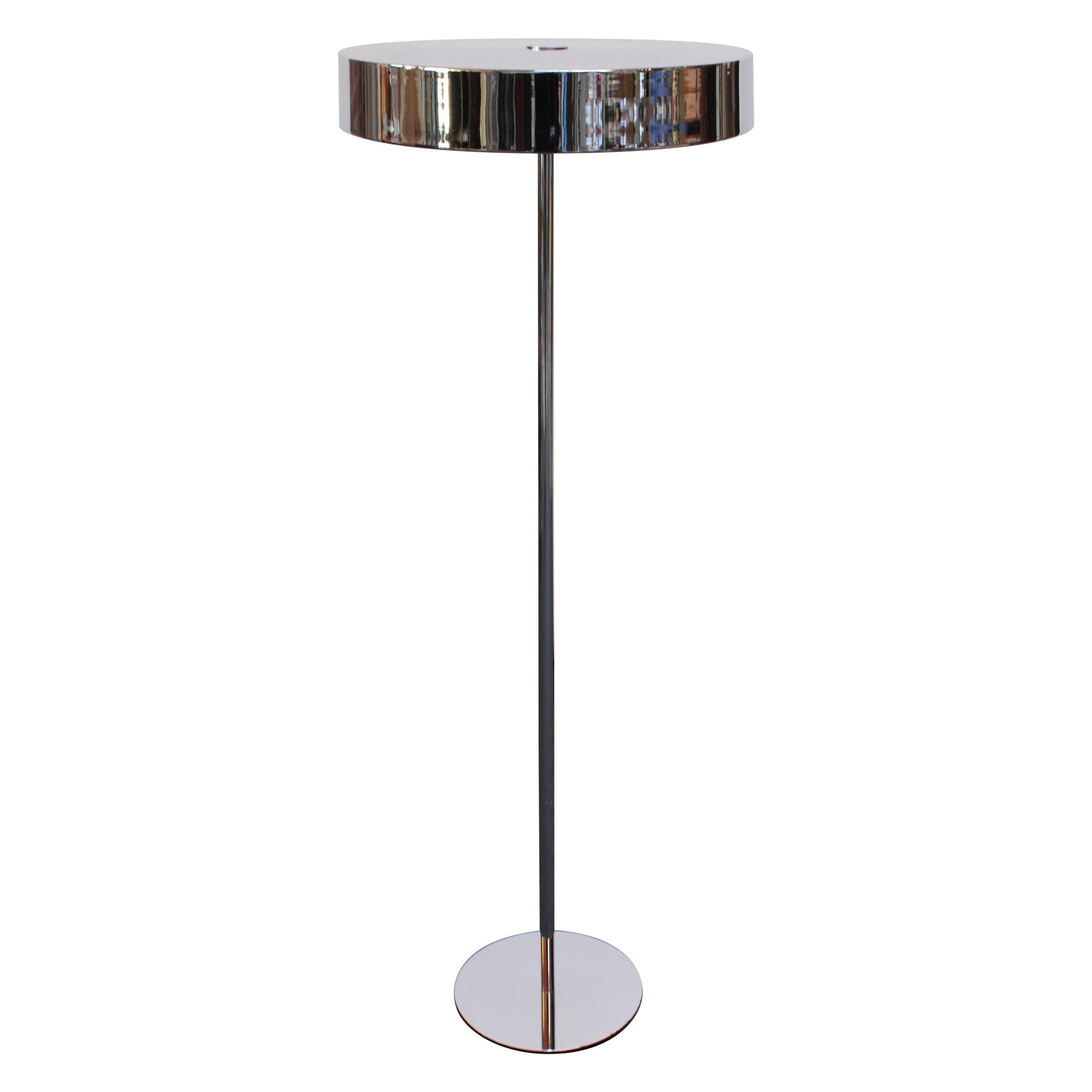 Large MidCentury Walnut Floor Lamp with Cork Shade at 1stDibs cork