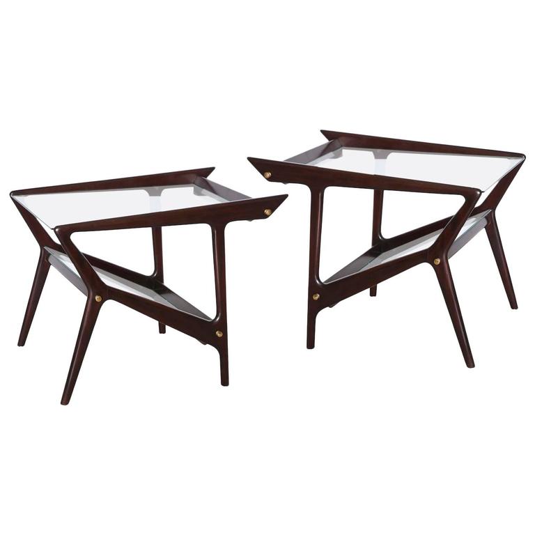 Pair of Architectural Side Table For Sale at 1stdibs