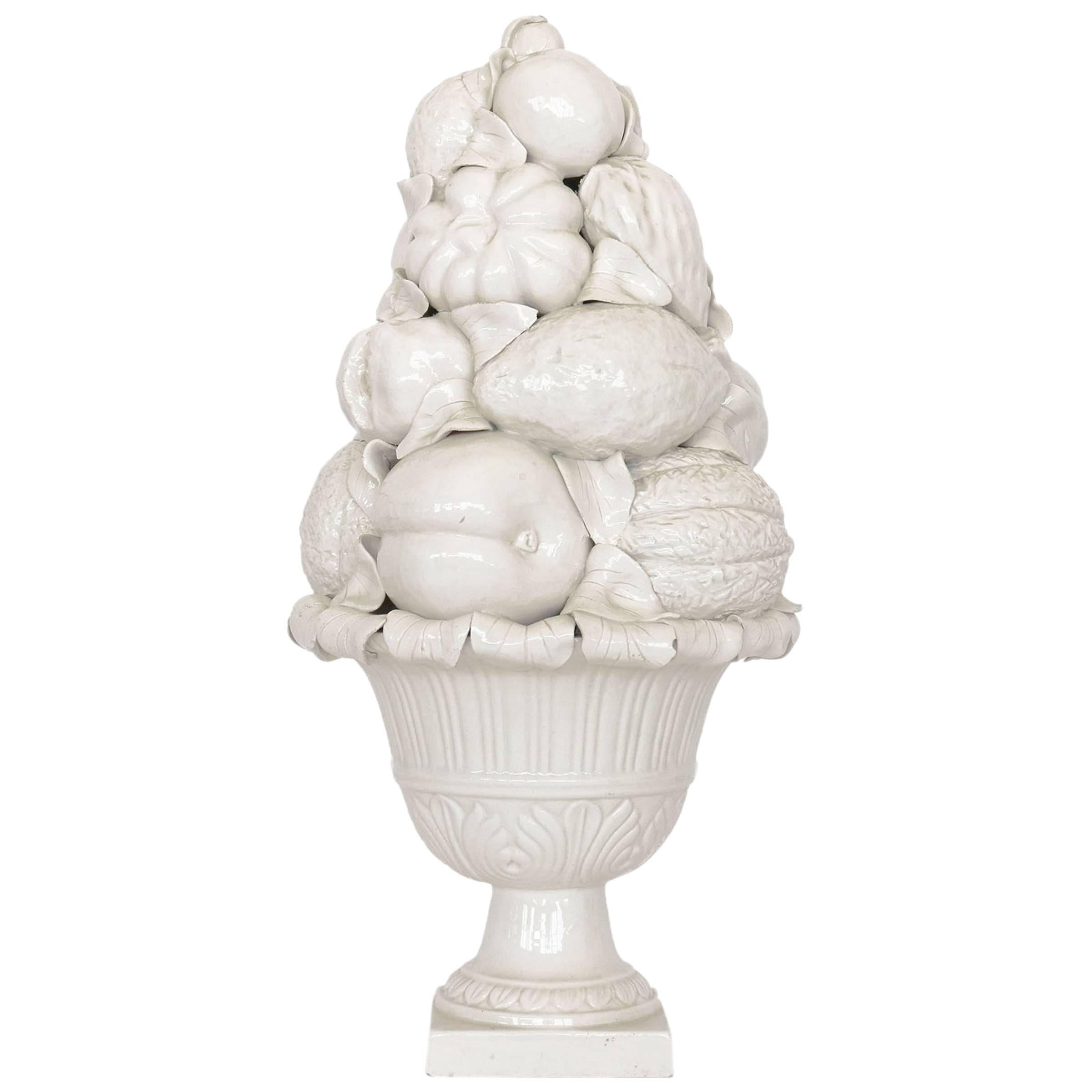 Decorative Fruit Pieces in Polished Aluminium, circa 1970s at 1stDibs