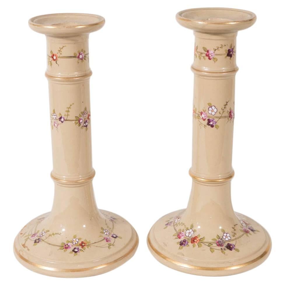 Ceramic Candlesticks 186 For Sale at 1stdibs