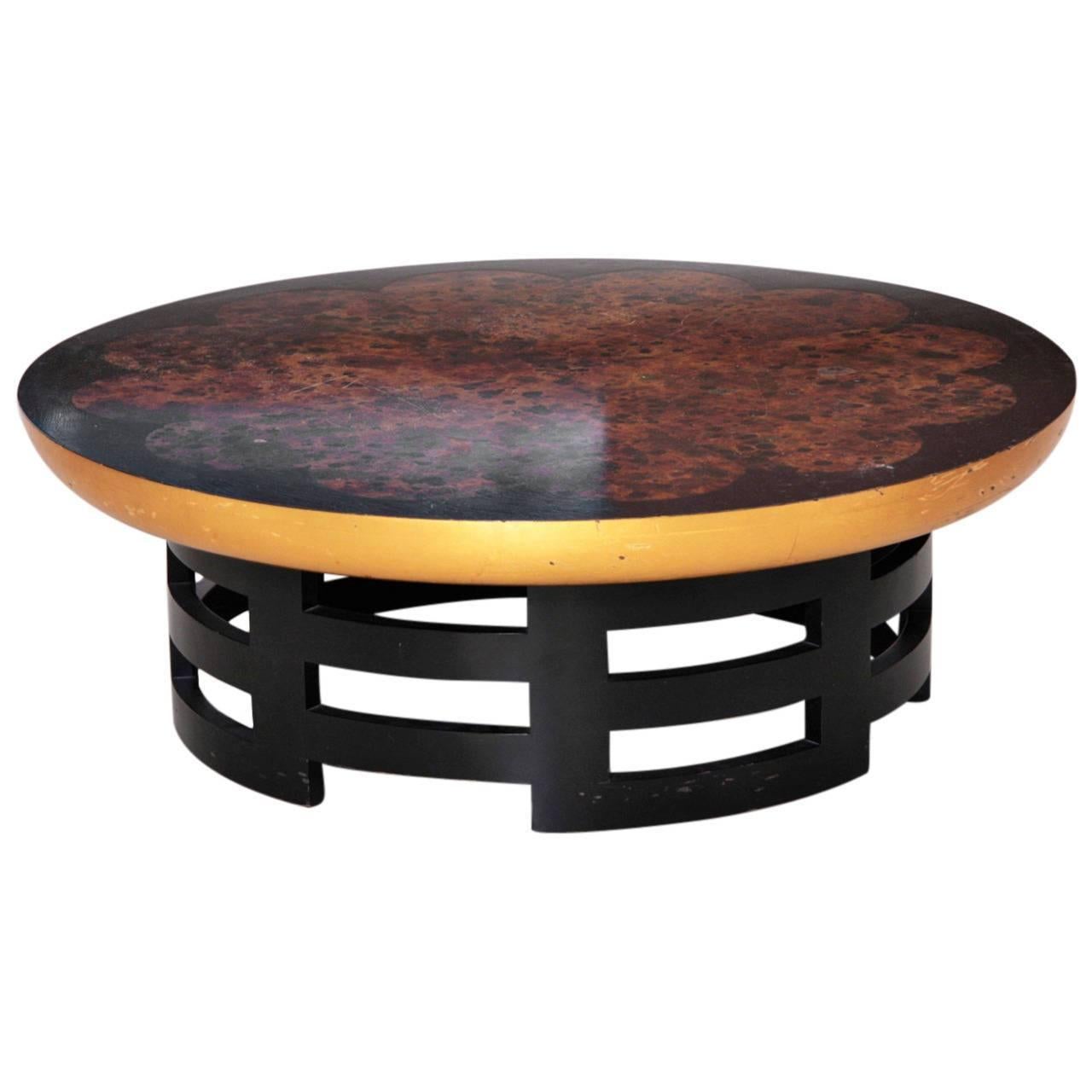 Vintage Lotus Coffee Table by Muller and Barringer for Kittinger at 1stDibs