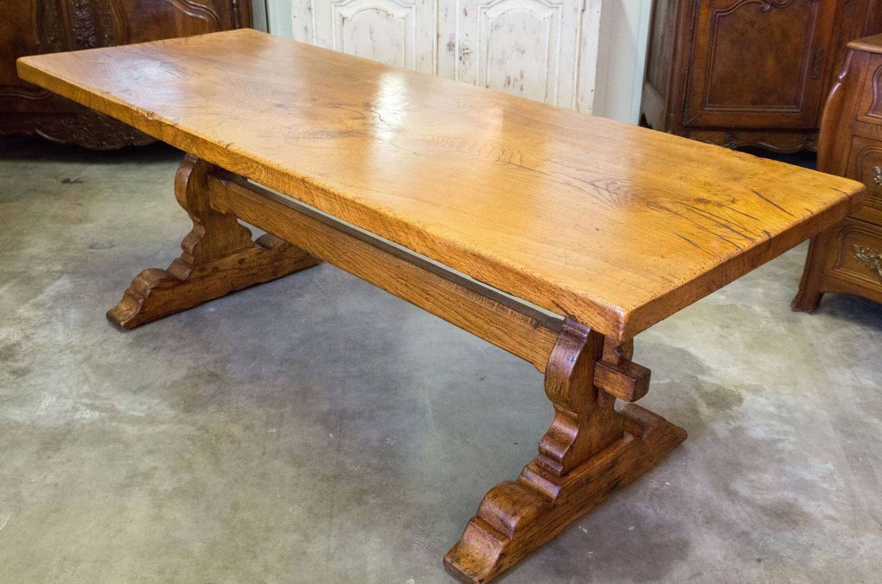 Antique French Trestle Table at 1stDibs antique trestle table