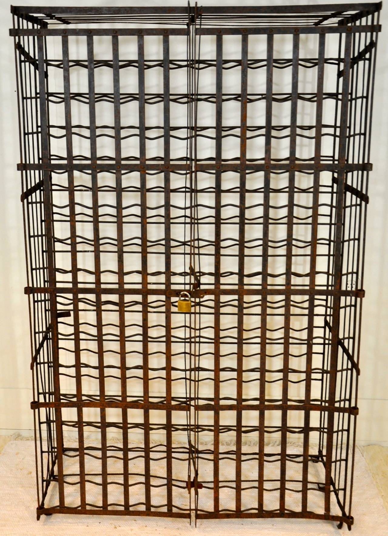 Antique French Wine Cage at 1stDibs