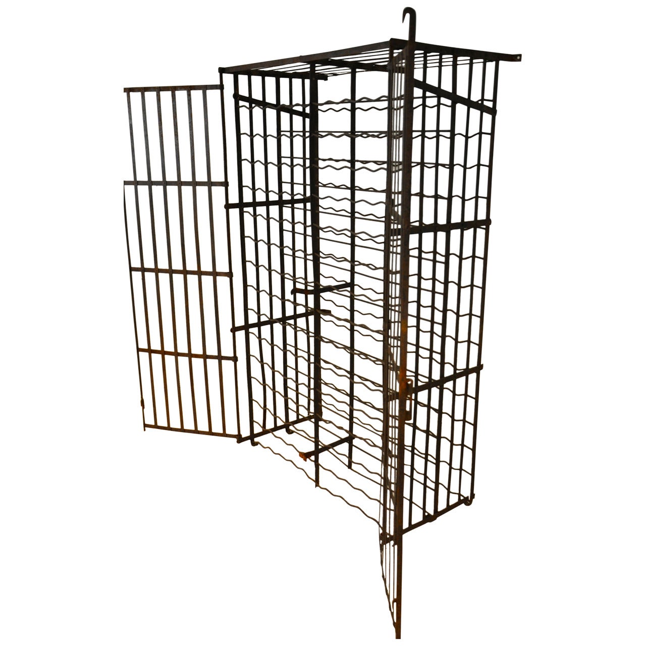 Antique French Wine Cage at 1stDibs