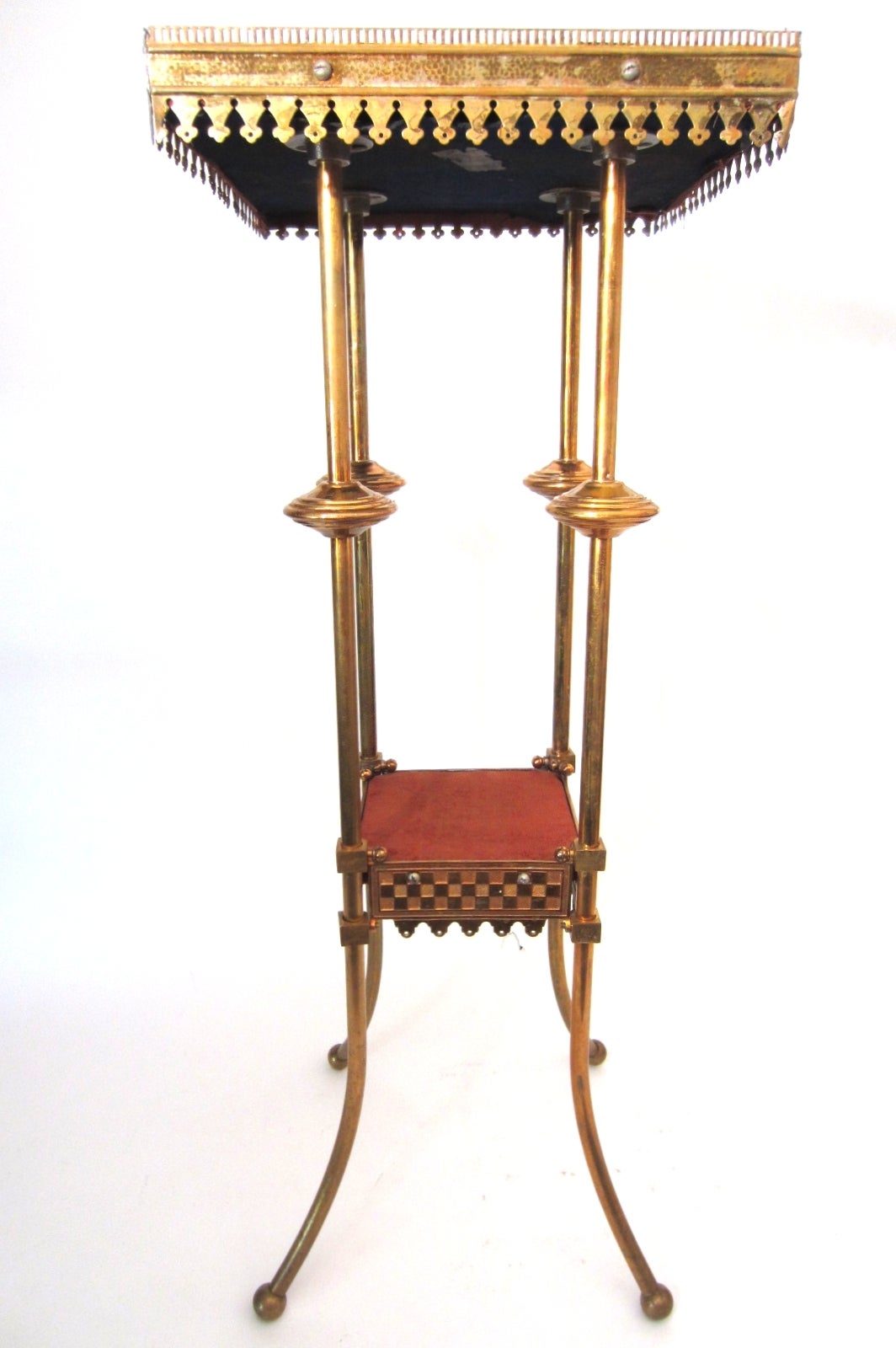 Attributed Charles Parker Aesthetic Victorian Bronze Pedestal Table