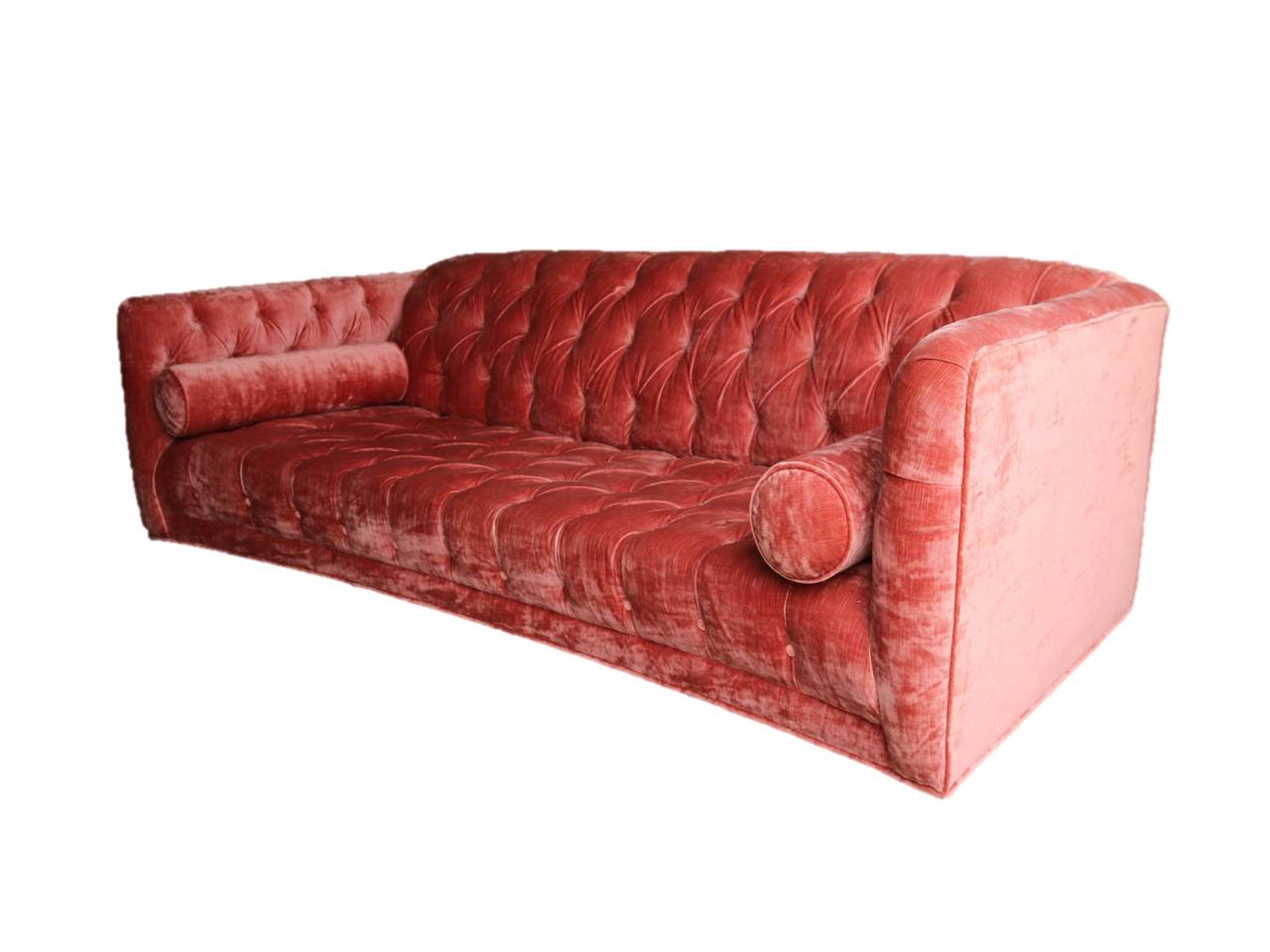 Red Velvet Chesterfield Sofa Home Sofa