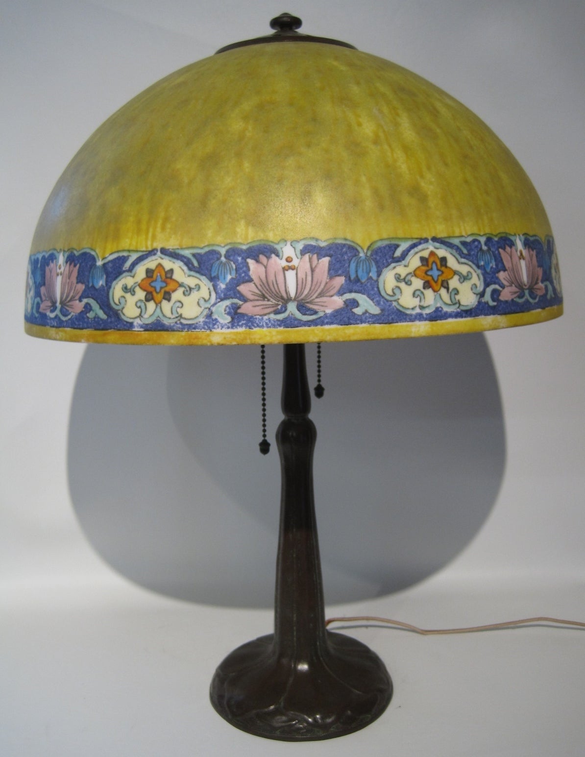 Handel Lamp, Signed American Table Lamp at 1stDibs