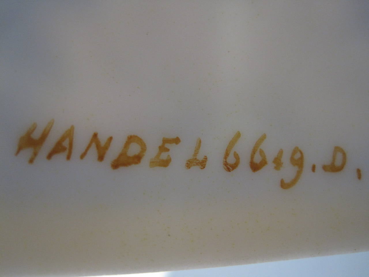 Handel Lamp, Signed American Table Lamp at 1stDibs