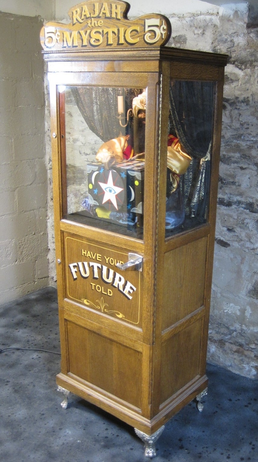 Fortune Teller Machine, CoinOperated "Rajah the Mystic" at 1stDibs