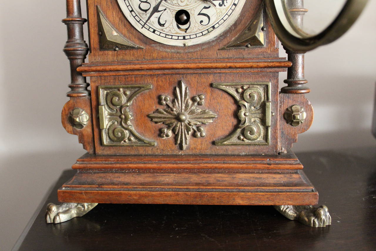 Lenzkirch Mantle Clock, 19th Century, German For Sale at 1stDibs