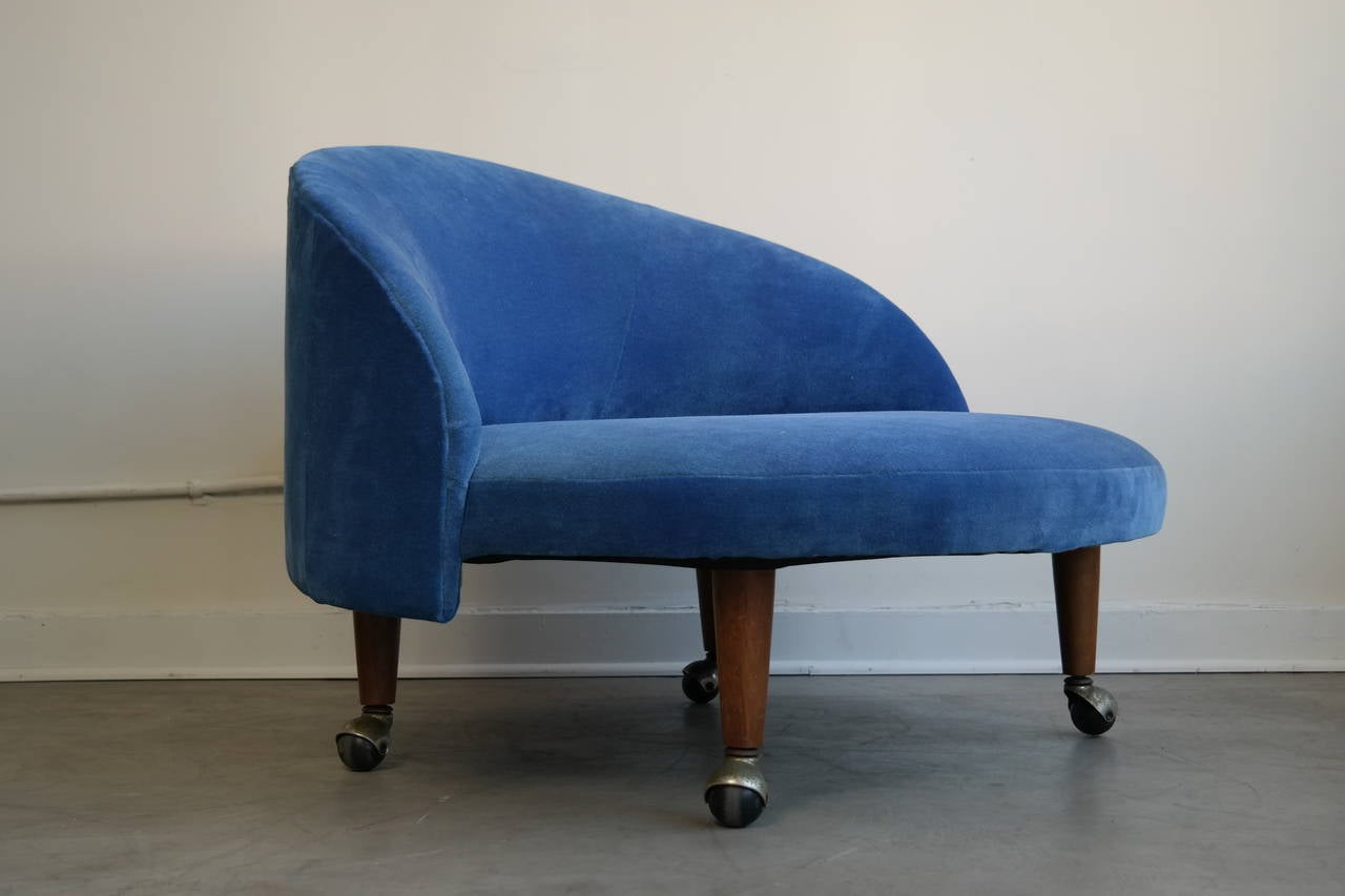 Round Tub Chair by Adrian Pearsall at 1stDibs