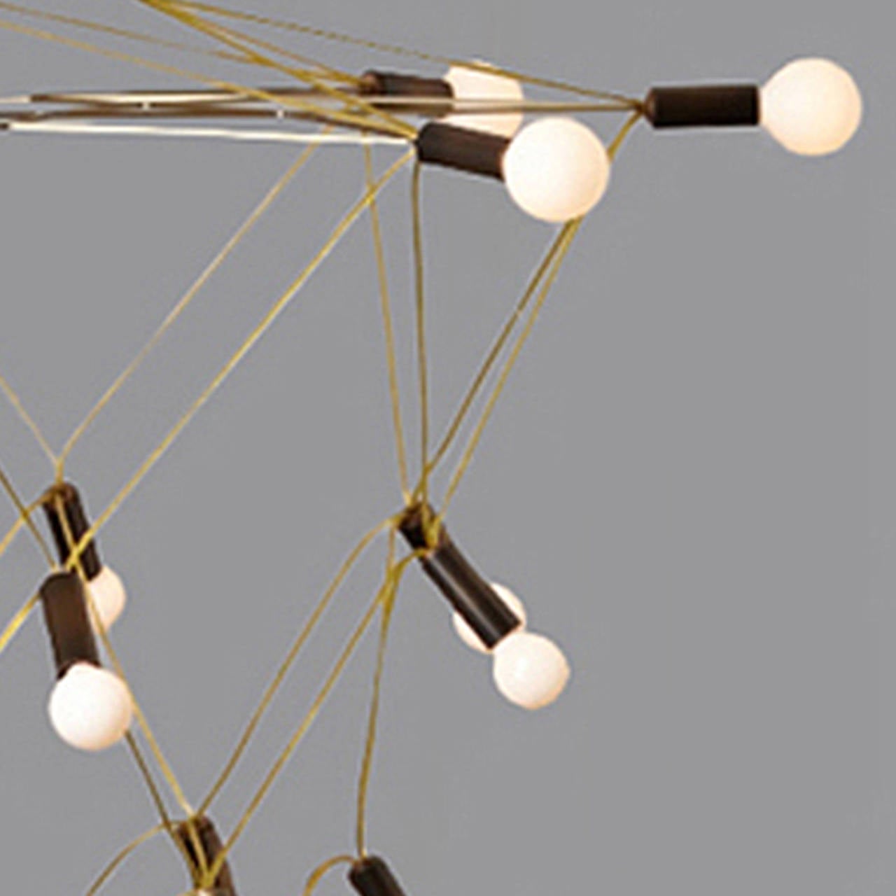 Patrick Townsend Orbit Bronze Chandelier For Sale at 1stDibs