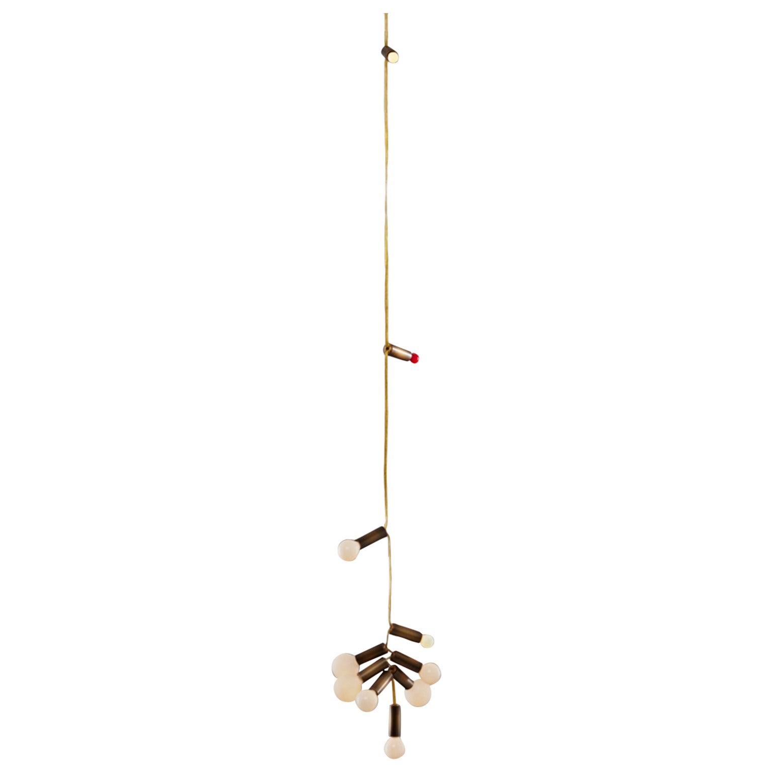 Patrick Townsend Bronze String TenPendant Light at 1stDibs patrick