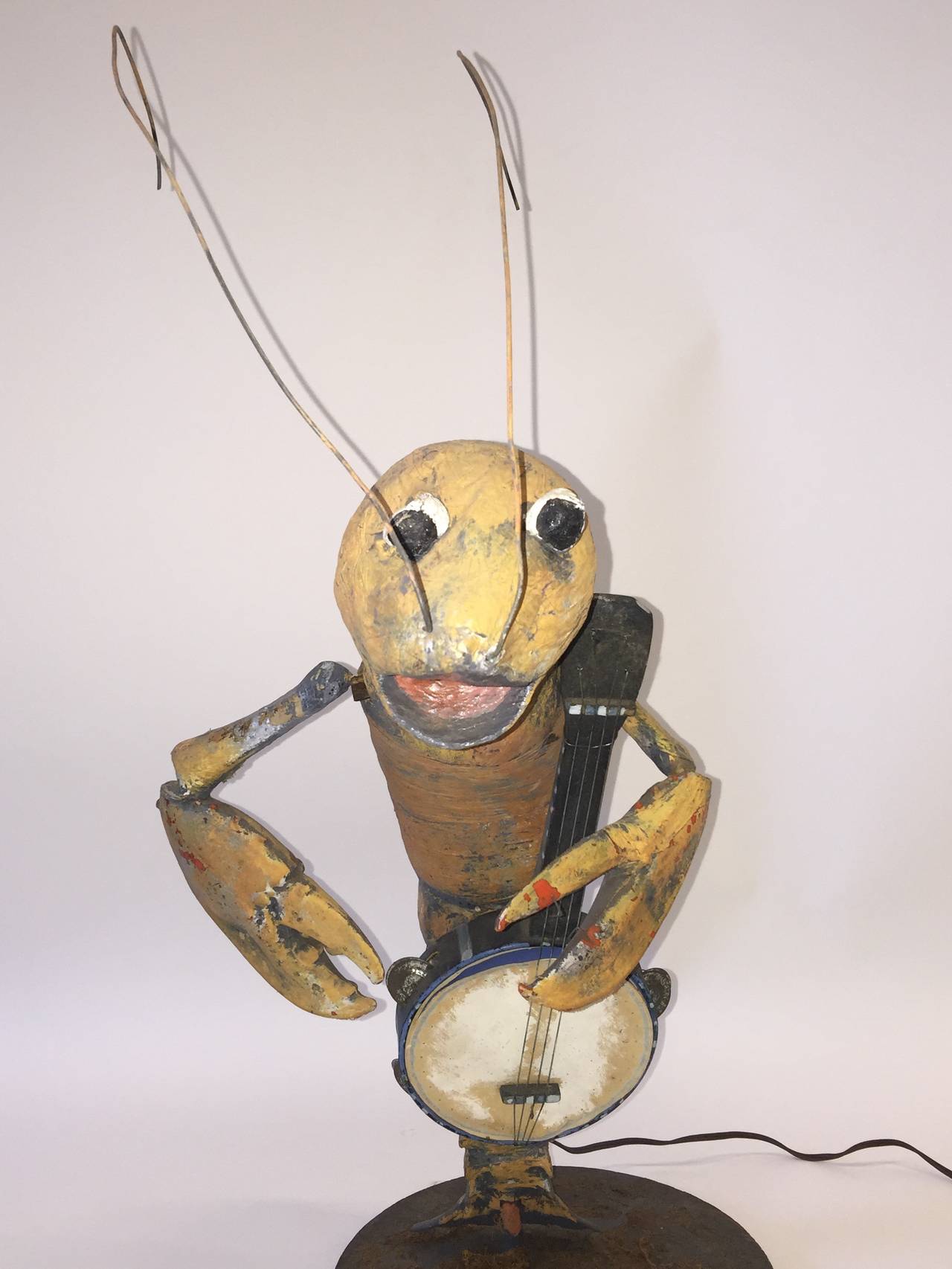 1940s Lobster Playing Banjo Automaton For Sale at 1stDibs