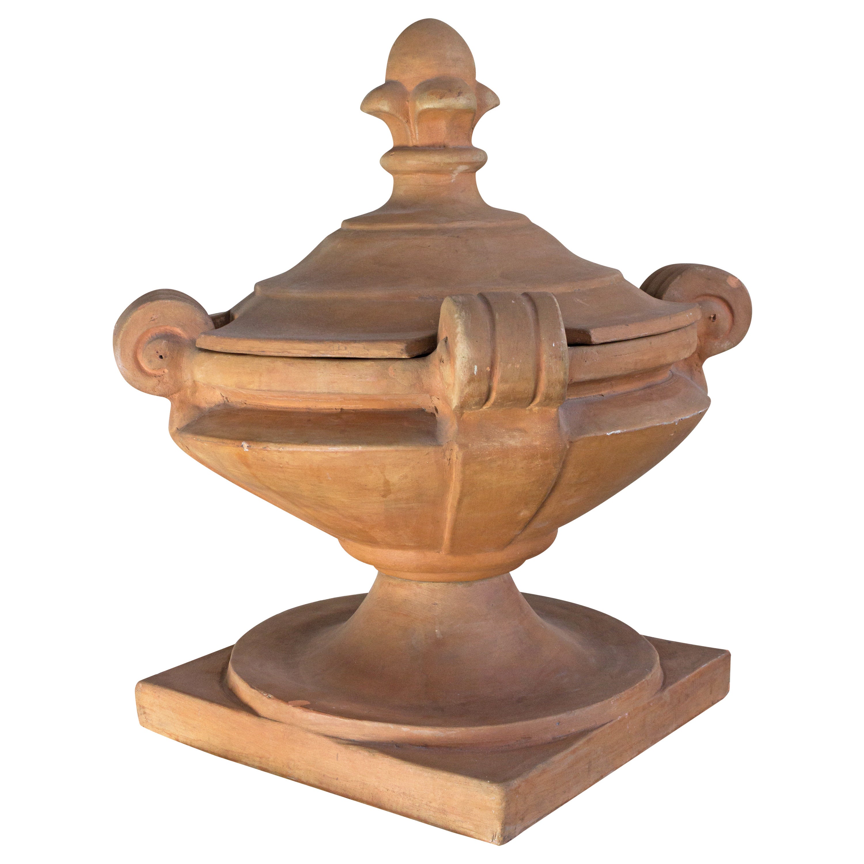 Terracotta Pottery Jar at 1stDibs