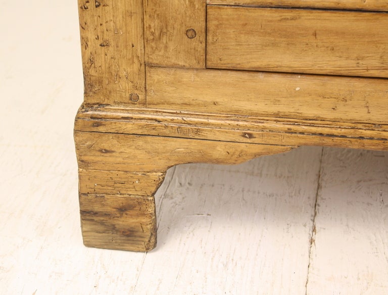 Antique English Tall Pine Bookcase at 1stDibs