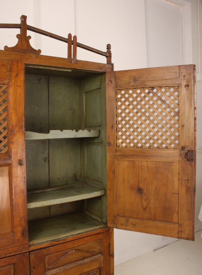 Period French Antique Food Cupboard For Sale at 1stDibs