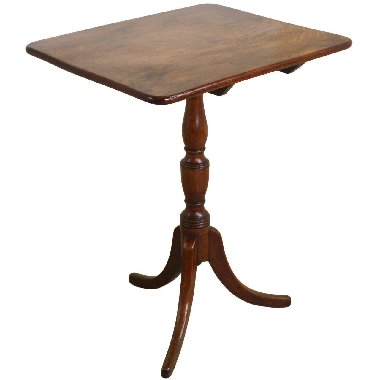 Antique Mahogany TripodBase Table For Sale at 1stDibs