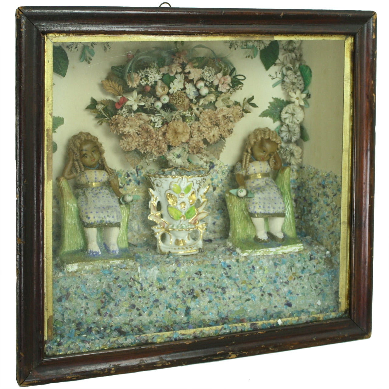 Antique English Folk Art Diorama at 1stDibs