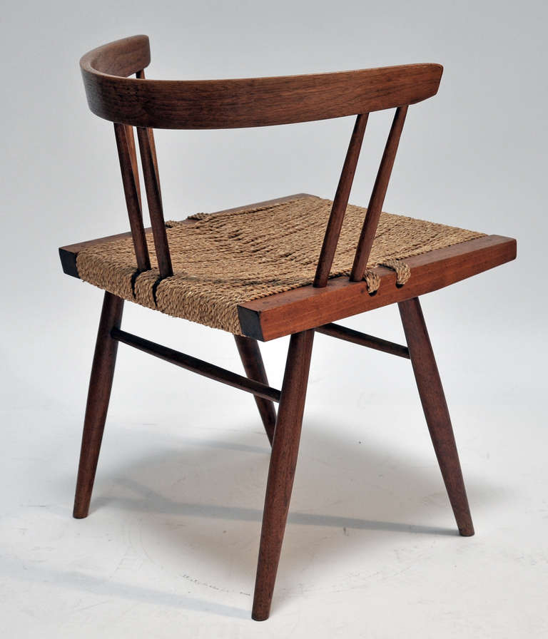 Four Grass Seated Chairs, Nakashima at 1stDibs nakashima grass