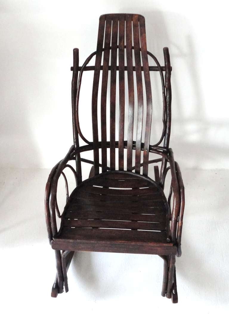 Amish Child's Bentwood Rocking Chair at 1stDibs amish child's rocking