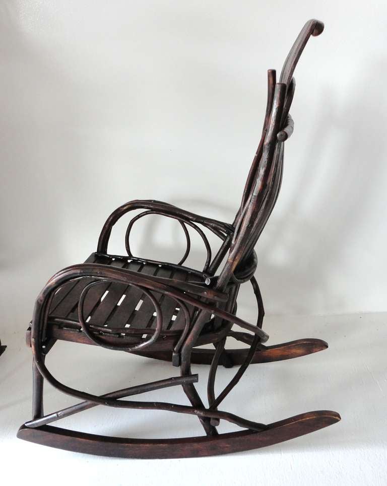 Amish Child's Bentwood Rocking Chair at 1stDibs amish child's rocking