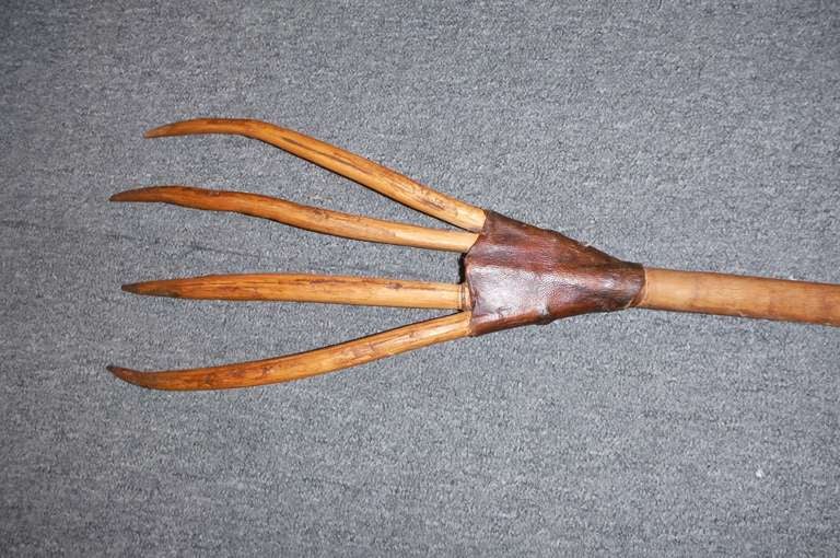 Fantastic 19thc Hand Made Hay Fork From Pennsylvania at 1stDibs hand
