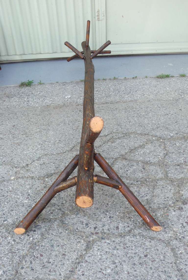 Signed Old Hickory Coat Tree at 1stDibs