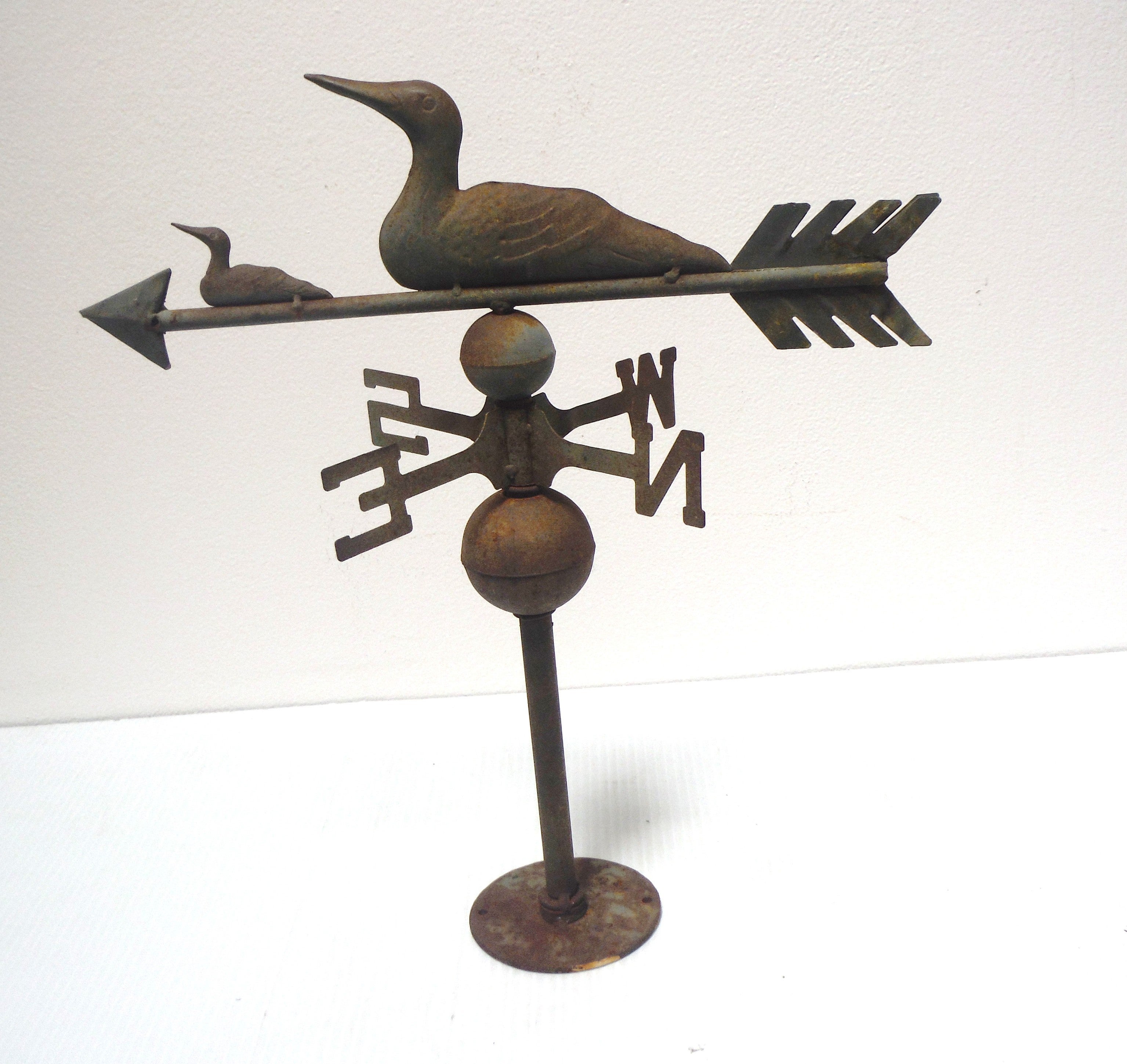 Amazing Ducks Tabletop Weathervane In Original Surface at 1stDibs