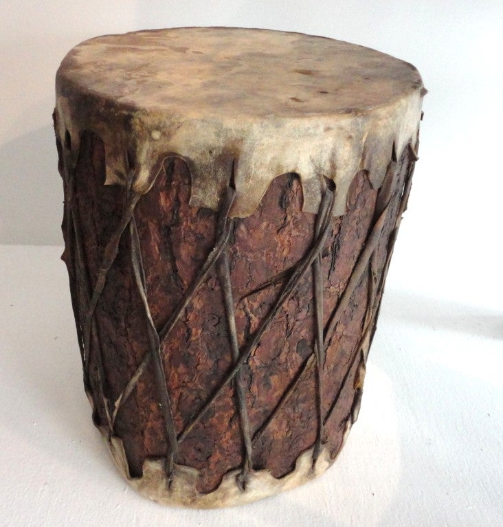 Fantastic Early Ceremonial 19thc Pueblo Indian Drum at 1stdibs