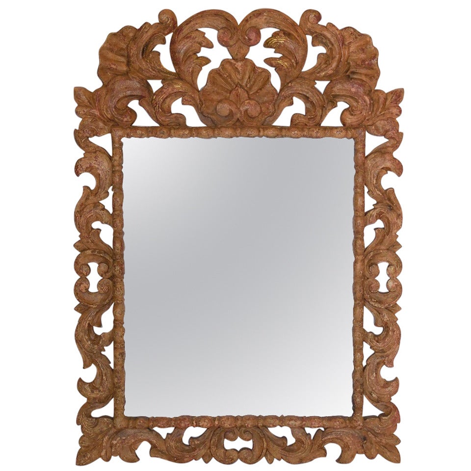 HandCarved Mirror Frame at 1stDibs
