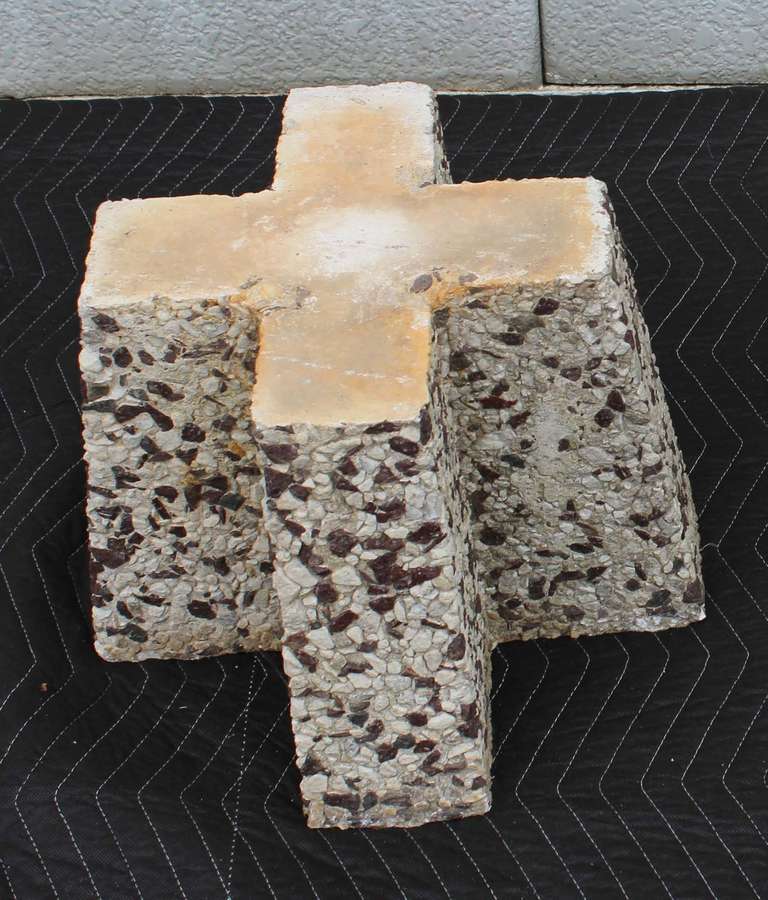 Pair Stone Mosaic Planters For Sale at 1stDibs