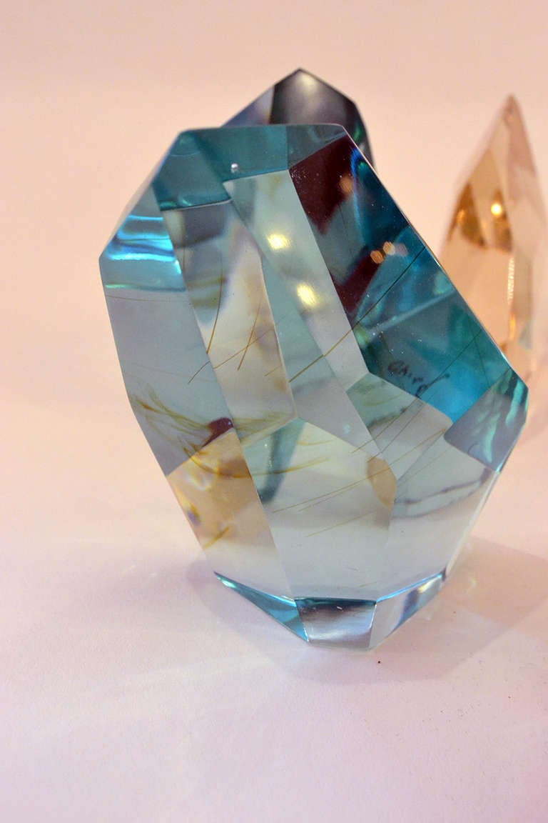 Collection of Glass Crystals by Ghiro, Italy at 1stdibs