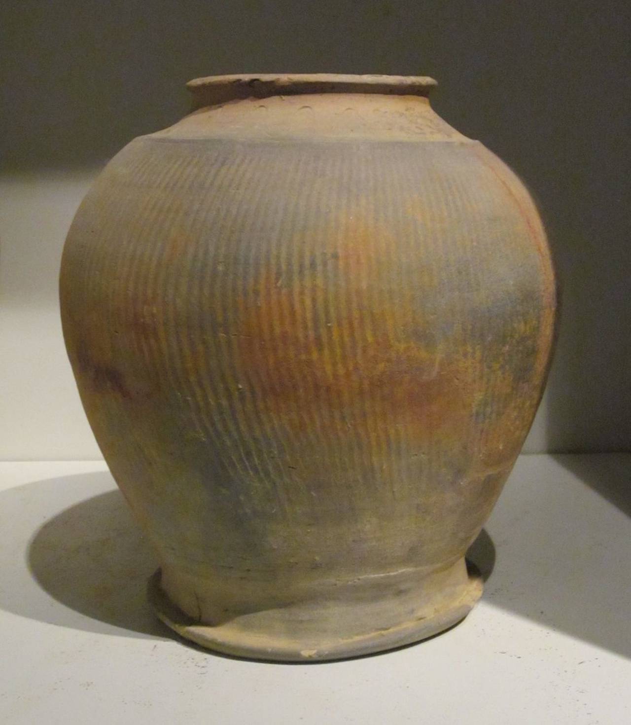 Textured Terra Cotta Pots, North Vietnam, 19th Century For Sale at