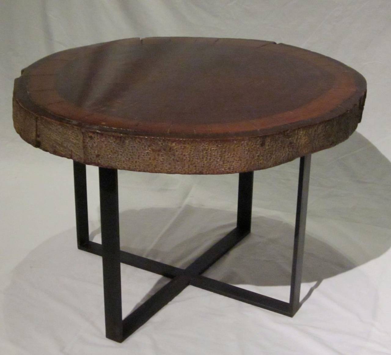 1940s Wood Slice Coffee Table at 1stDibs