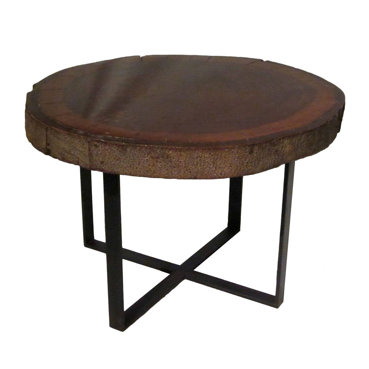 1940s Wood Slice Coffee Table at 1stDibs