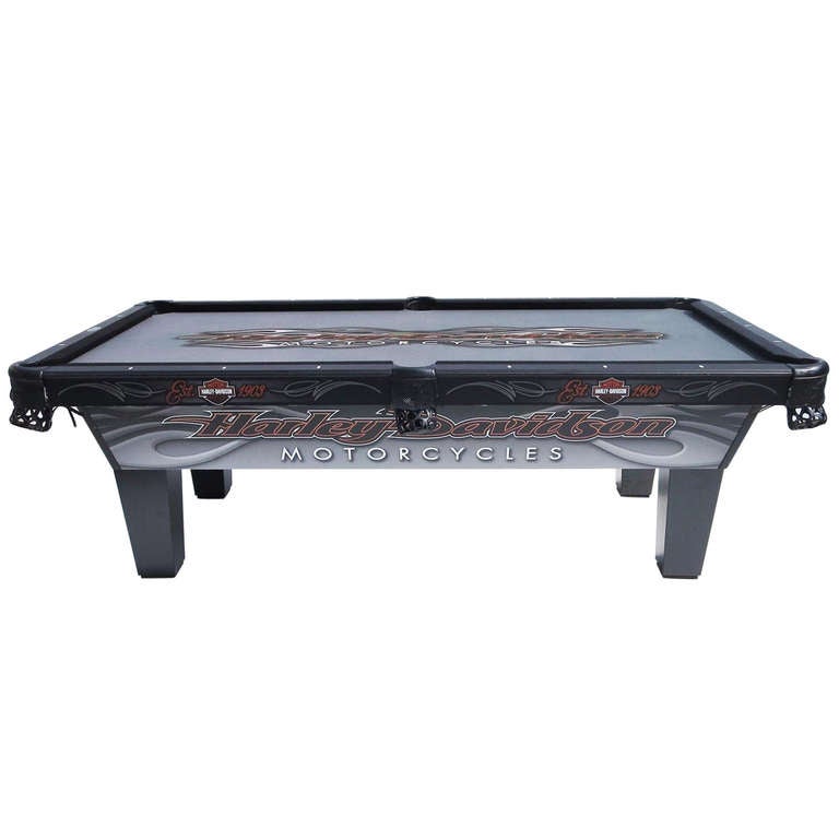 Harley Davidson Custom Pool Table at 1stdibs