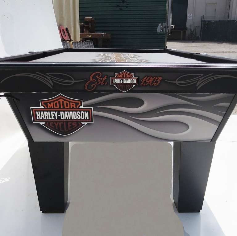Harley Davidson Custom Pool Table at 1stdibs