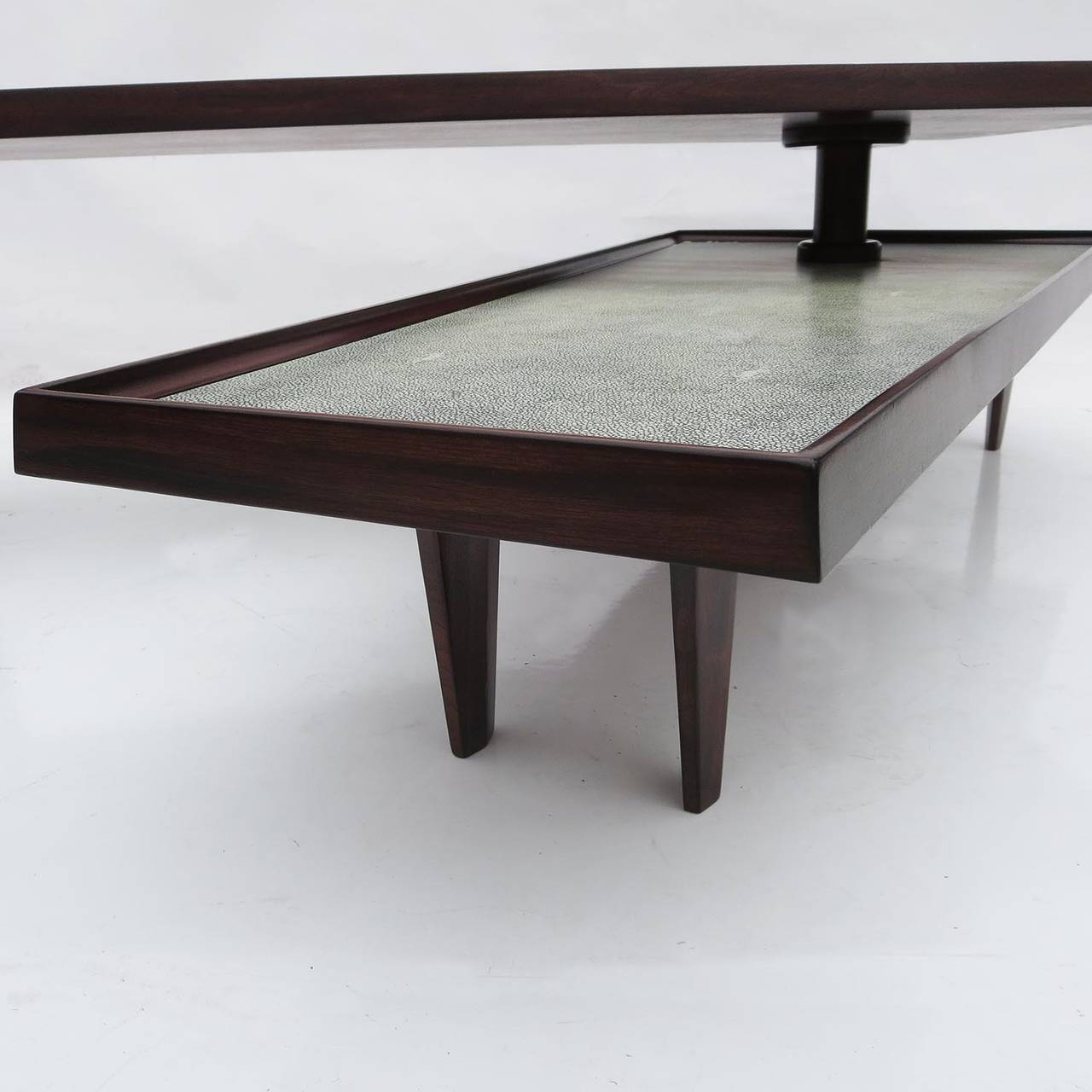 Modern Coffee Table with Swing Out Level For Sale at 1stDibs