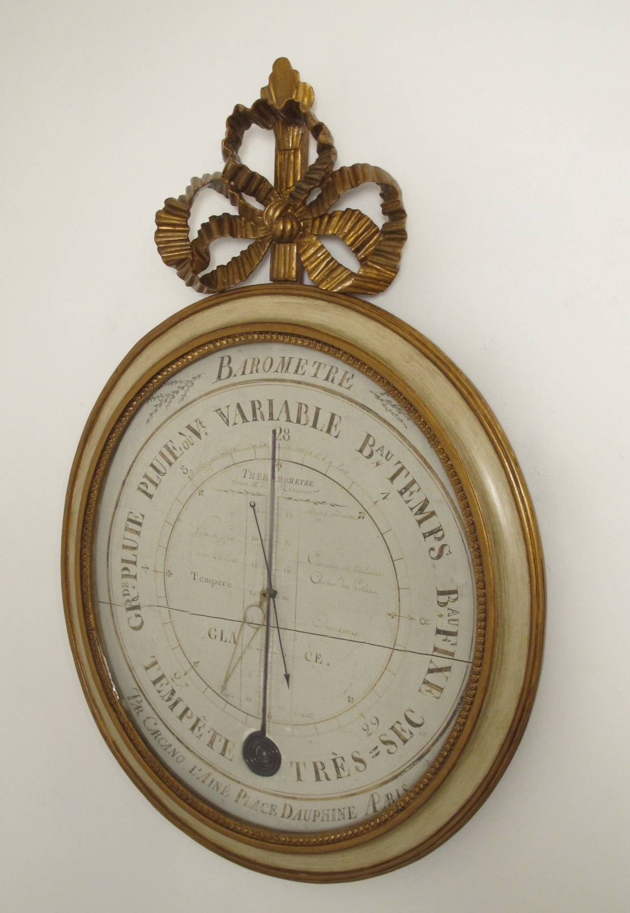 19th Century French Barometer For Sale at 1stdibs