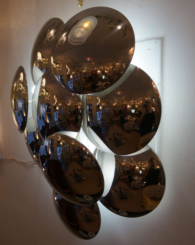 Whimsical Reggiani Wall Lighting Sculpture Or Ceiling Light at 1stdibs