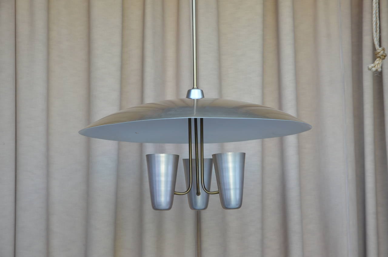 Spectacular Gerald Thurston Indirect Light Ceiling Fixture for