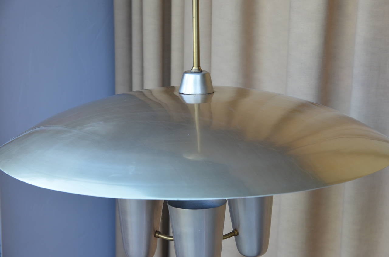 Spectacular Gerald Thurston Indirect Light Ceiling Fixture for