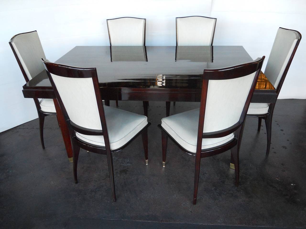 Elegant Art Deco Dining Room Set by Sviadocht Freres at 1stDibs