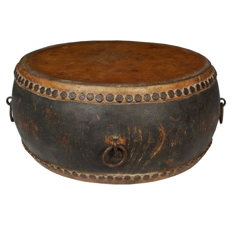 Early 20th Century Chinese Drum at 1stDibs