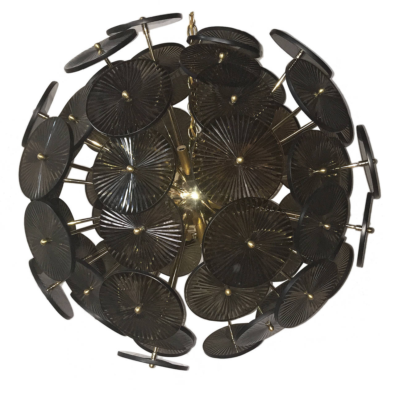 36 Light Brass Sputnik Light Fixture at 1stDibs brass light fixtures