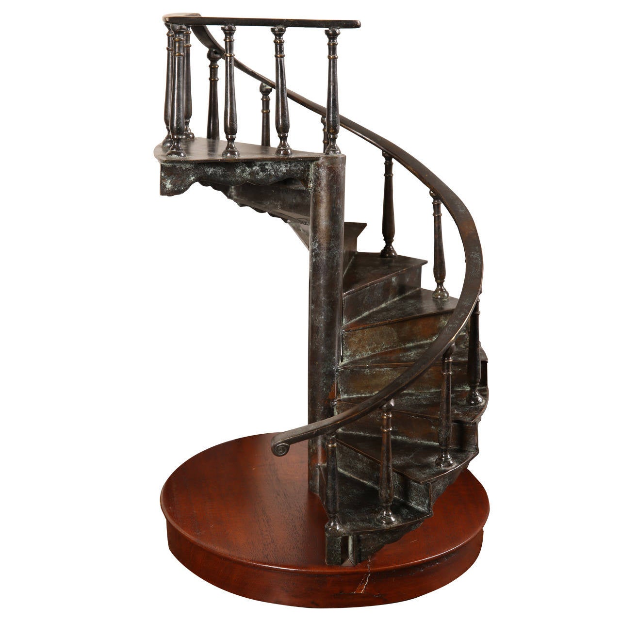 Vintage Spiral Staircase Model at 1stdibs