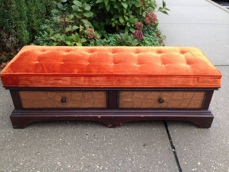 Vintage Storage Bench with Drawers at 1stDibs vintage bench with