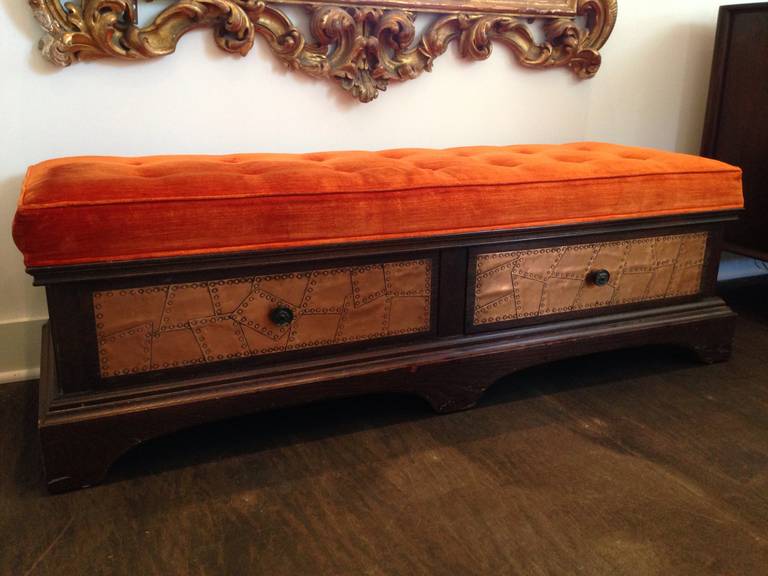 Vintage Storage Bench with Drawers at 1stDibs vintage bench with